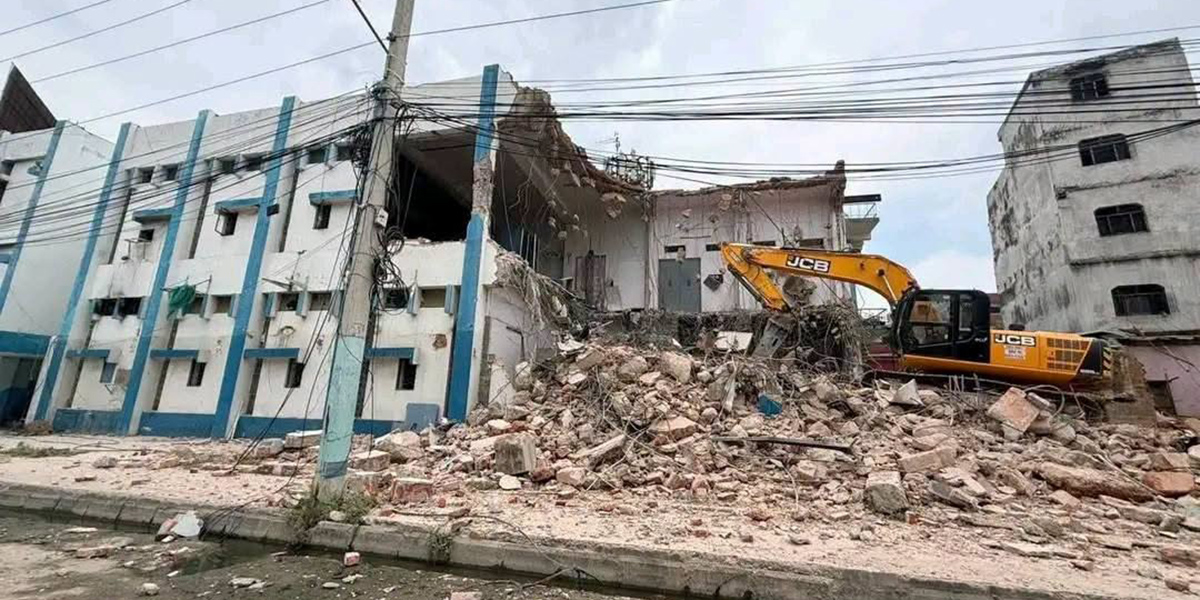 वीरगञ्जमा घर टहरा हटाउने काम अन्तिम चरणमा