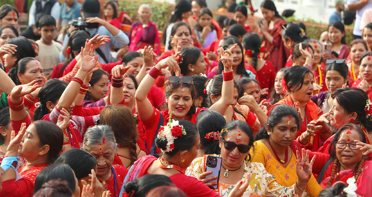 सुरु भयो चारदिने तीजपर्व, व्रत बस्ने शक्तिका लागि आज दर खाने तयारी