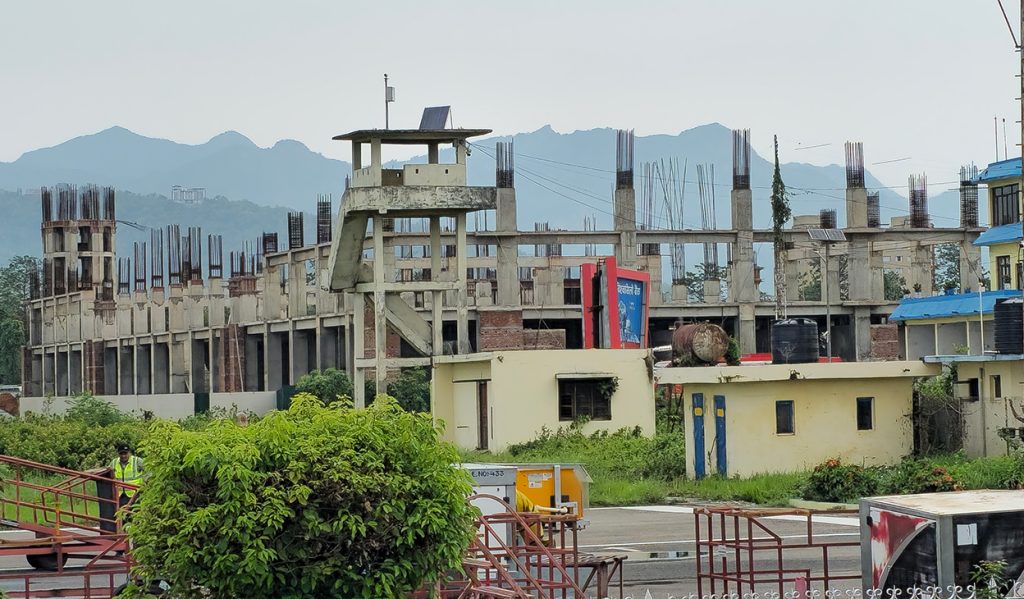 भरतपुर विमानस्थलको टर्मिनल भवनको काम पुन: सुरु