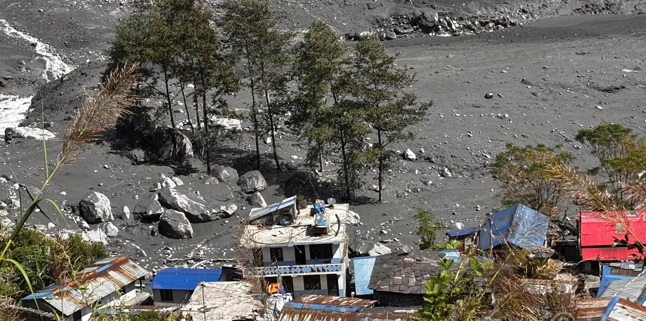 बूढीगण्डकी बाढी : उत्तरी गोरखाका ५ हजार घर विद्युत्‌विहीन
